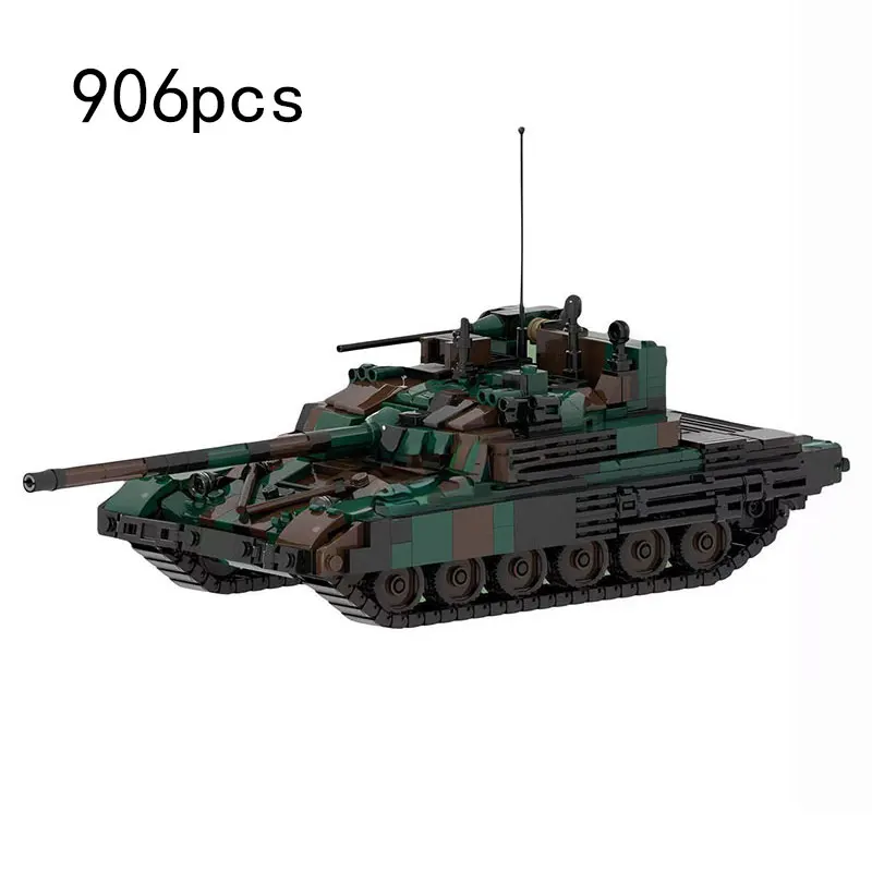 MOC 716pcs Mini Tank Small Particle Assembly Building Block Toy Model Ornament Boy Gift Toy