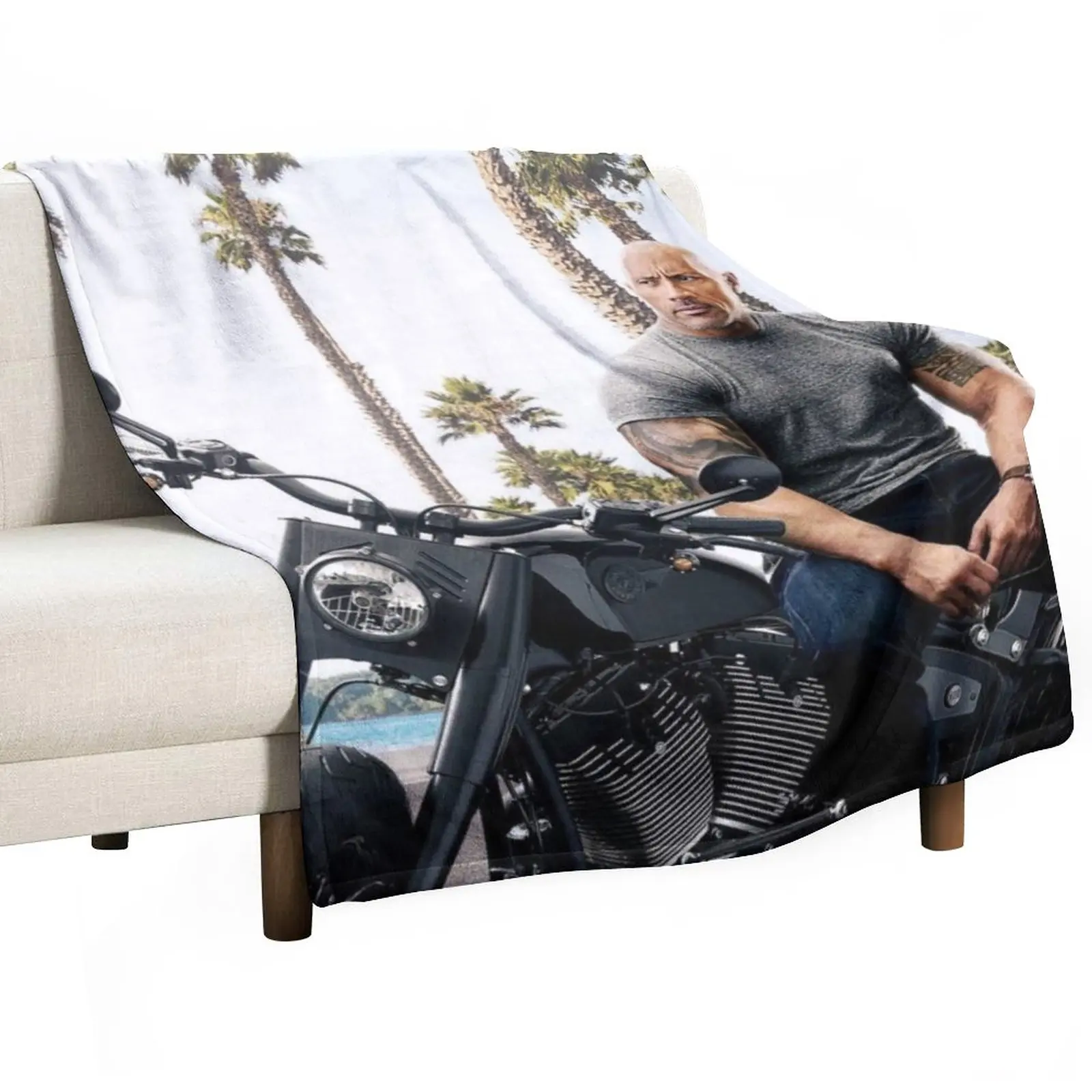 

dwayne johnson Throw Blanket Thin Blanket Polar blanket Hairy Blankets