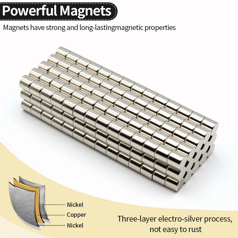 8x8 مللي متر سوبر قوي مغناطيس النيوديميوم N35 ندفيب المغناطيسي الدائم imanes جولة مغناطيس قوي مغناطيس الثلاجة