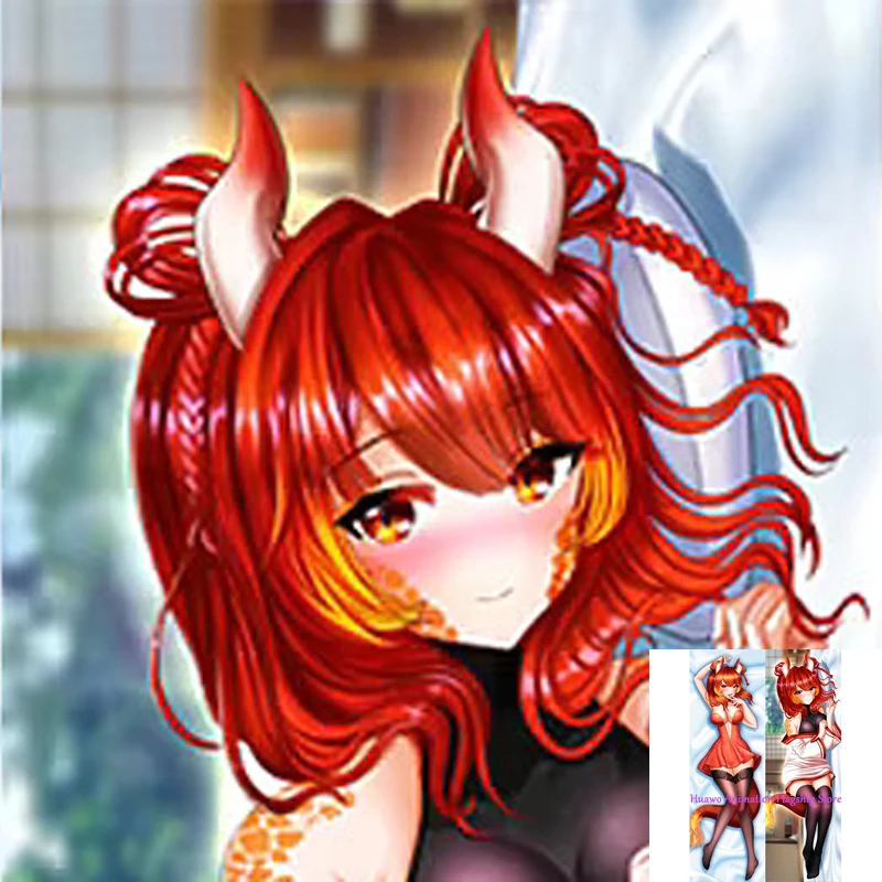 

Dakimakura Anime Pillow Cover Tiebo Riri Double Sided Print 2Way Cushion Cover Xmas Gifts
