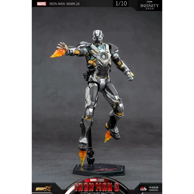 Oryginalne ZD Toys Marvel Licencjonowane Figurki Iron Man MK24 Kolekcjonerska Zabawka Model na Prezent dla Dzieci