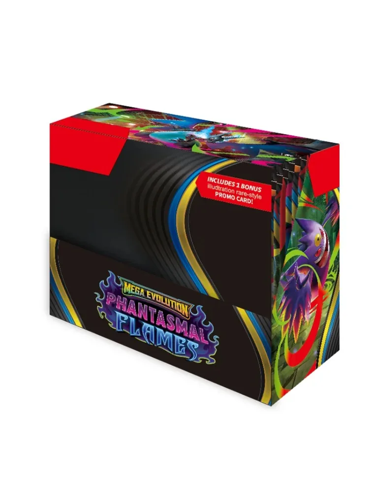 360 szt./zestaw Karty Poke MEGA EVOLUTION PHANTASMAL FLAMES Prismatic Evolutions Black Bolt Angielskie Karty Boosterowe do Walki — 2