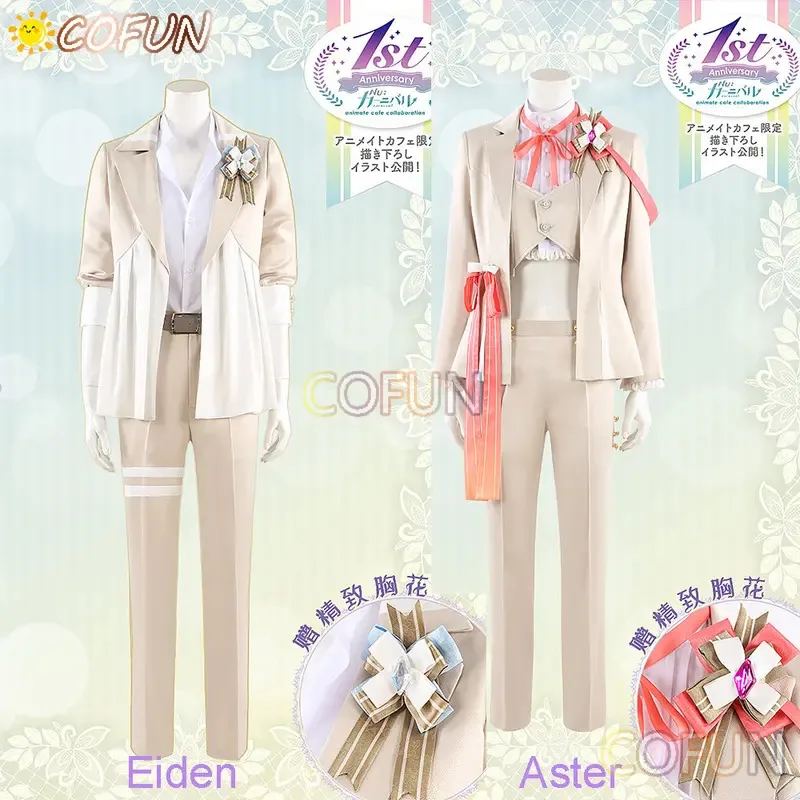 

COFUN [Customized]Game Nu: Carnival Eiden / Aster First Anniversary Cosplay Costume Uniform Halloween Party Role Play Outfit