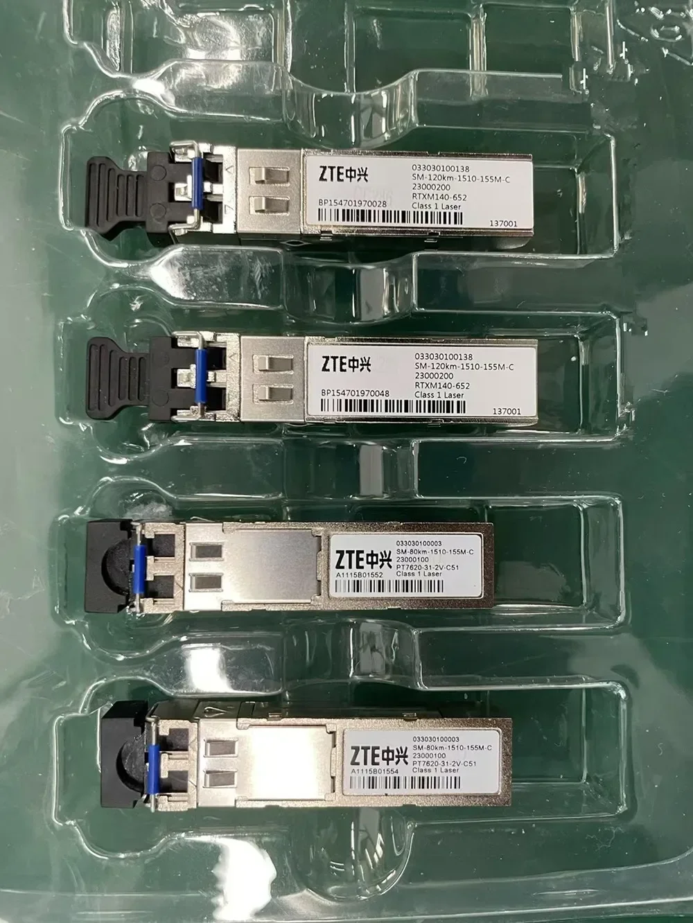 

SFP Z-TE 155M 120KM Optical Network Module 033030100138 23000200 RTXM140-652 SM-120KM-1510-155M-C