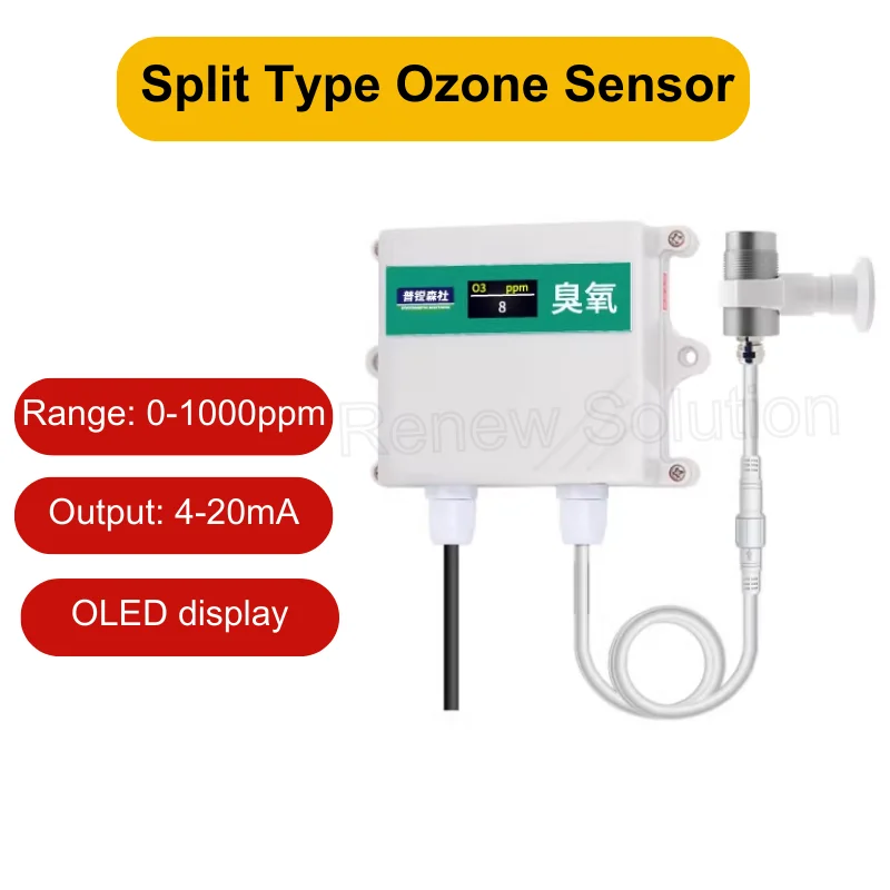 

Ozone Sensor Online O3 Transmitter Gas Concentration Detection Substation Harmful Gas Detector Rs485