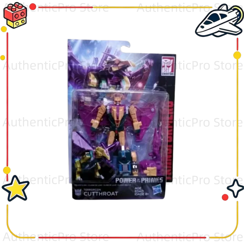 【In Stock】Hasbro Transformers Power of The Primes Terrorcon Cutthroat Deluxe Class Action Figure Display Toy Gift&Collection