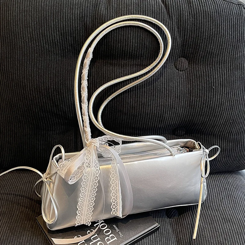 Корейская модная нишевая простая балетная сумка подмышки, повседневная и модная универсальная высококачественная женская сумка на одно плечо