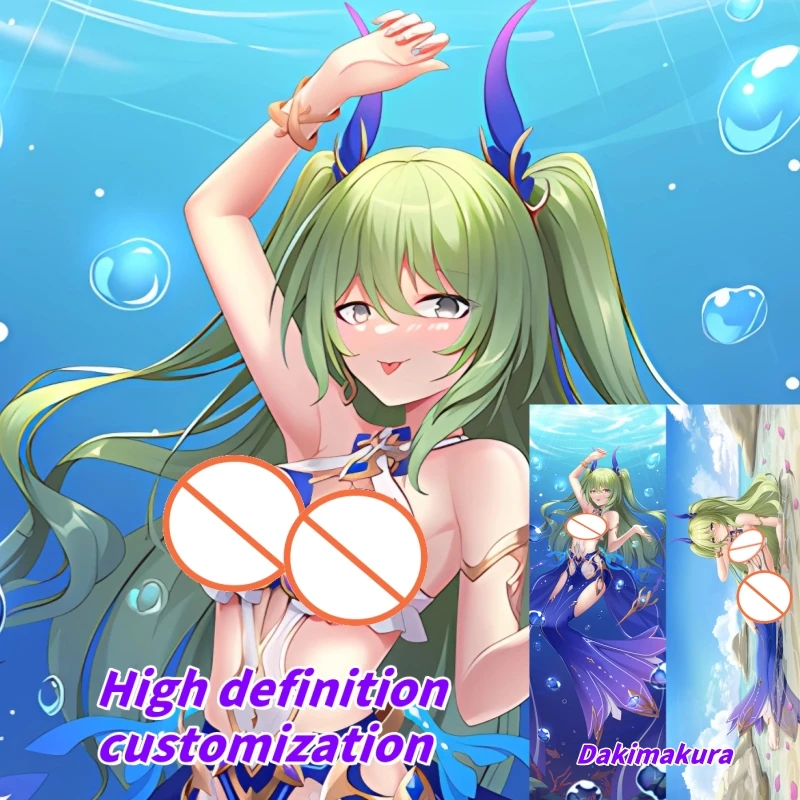 Dakimakura أنيمي كيس وسادة هونكاي تأثير 3 موبيوس على الوجهين طباعة الجسم بالحجم الطبيعي المخدة الهدايا يمكن تخصيصها