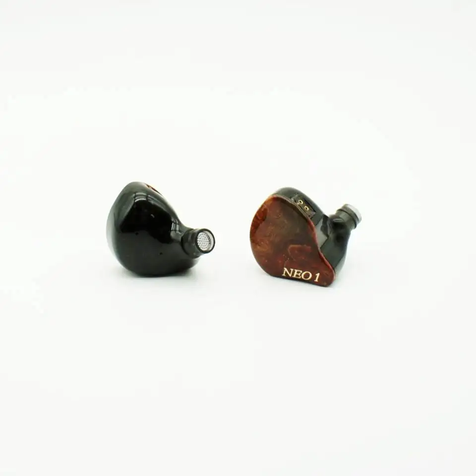ISN AUDIO NEO 1 10 مللي متر كامل التردد الكربون نانو أنبوب الحجاب الحاجز سائق 2Pin 0.78 مللي متر HiFi IEMS داخل الأذن سماعة