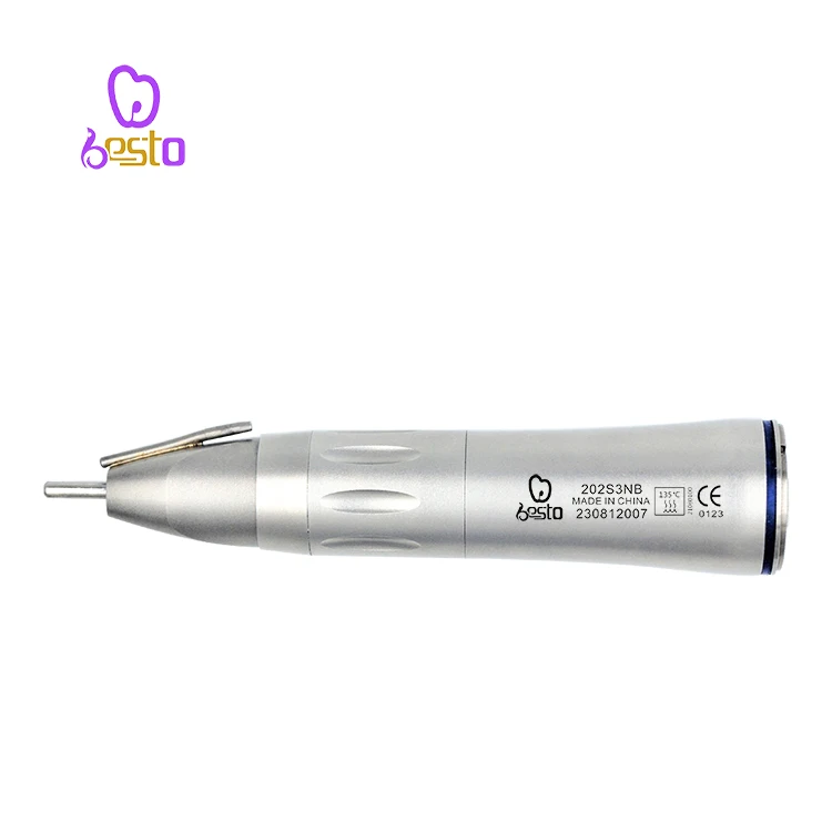 1:1 den tal Low Speed Surgical Handpiece Straight Nosecone Inner Spray Contra Angle Stainless Steel E-type Medical Equipment