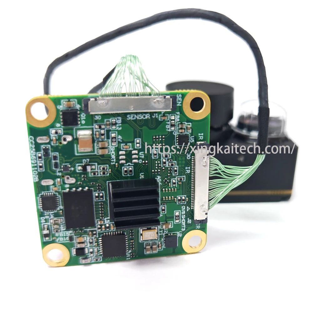 FPV AI كاميرا قفل مستقل 200 متر لمسافات طويلة تتبع تلقائي عن بعد سترايك مركبة الطائرات بدون طيار 384*288 كاميرا تصوير حراري