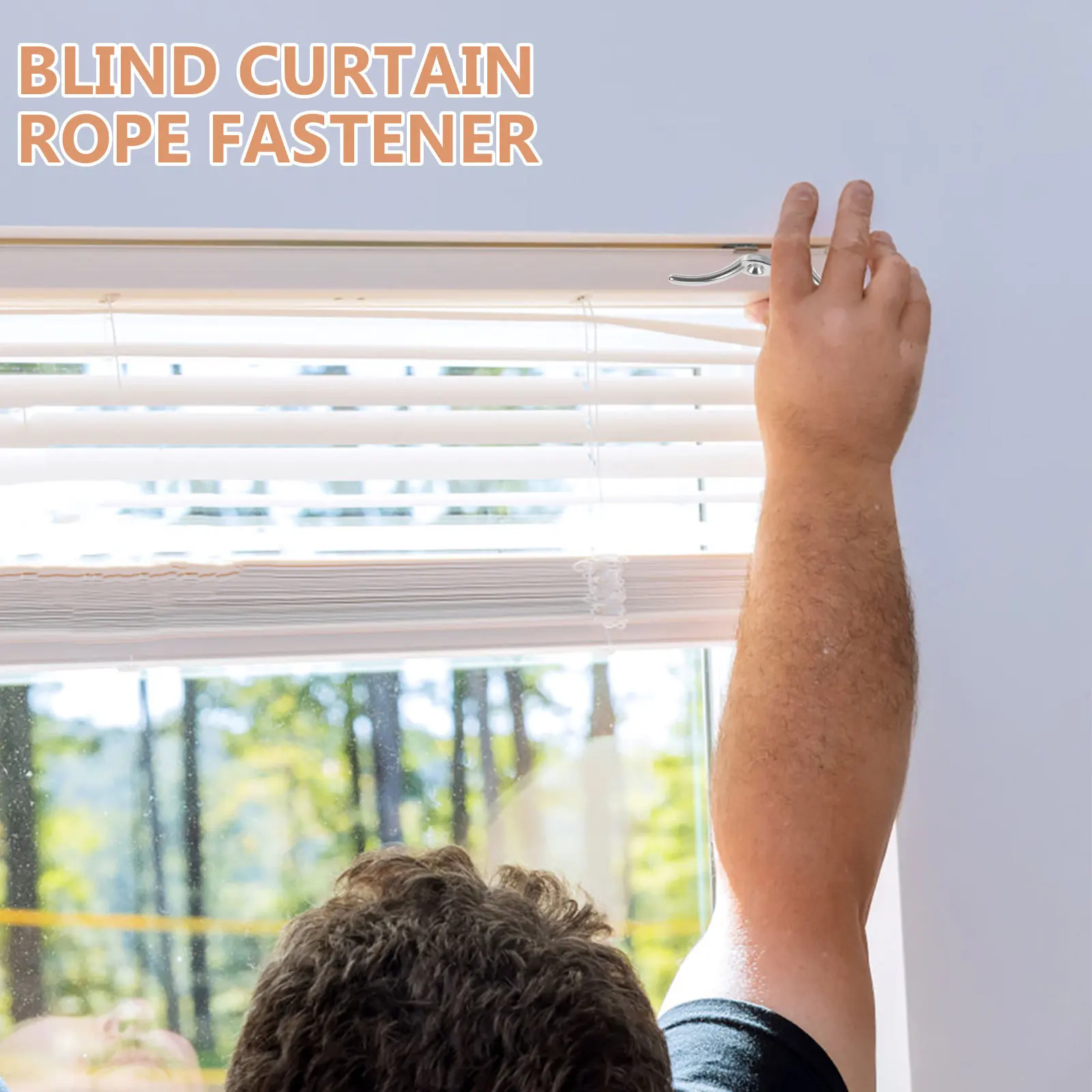 

4Pcs Blind Cord Cleats Stainless Steel Sun Shades Ropes Management Holder Window Accessories Flag Pole Cleat