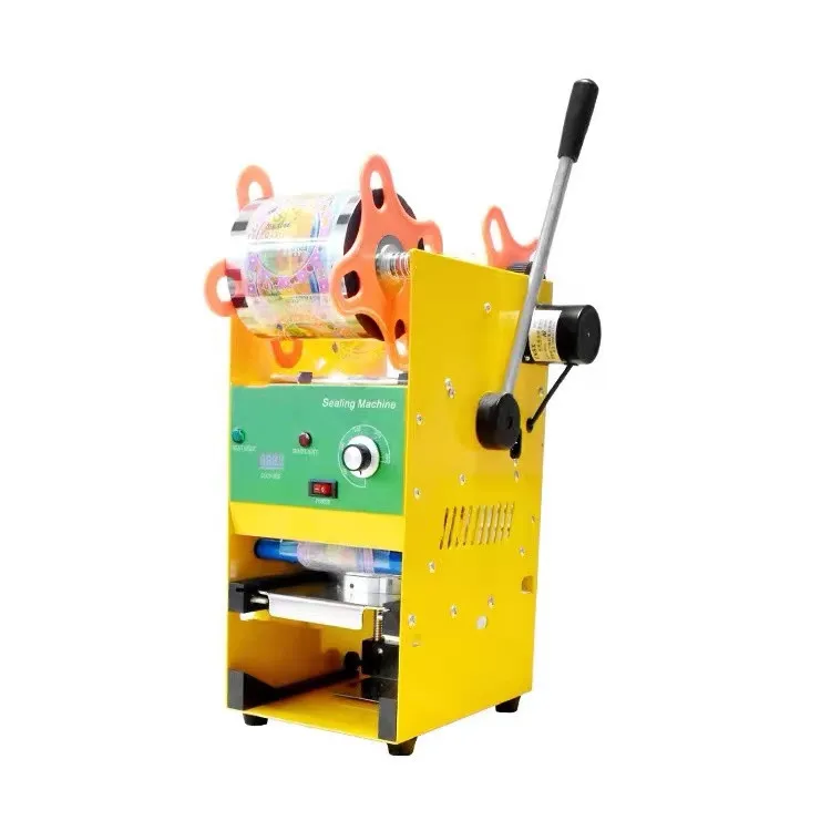Commercial Bubble Milk Tea Cup Sealer Machine Plastic Cup Sealer