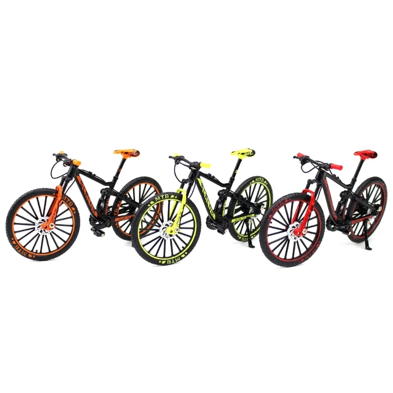 Creative Mini Finger Bike Mountain Bike Model Toy with Movable Parts for Kids