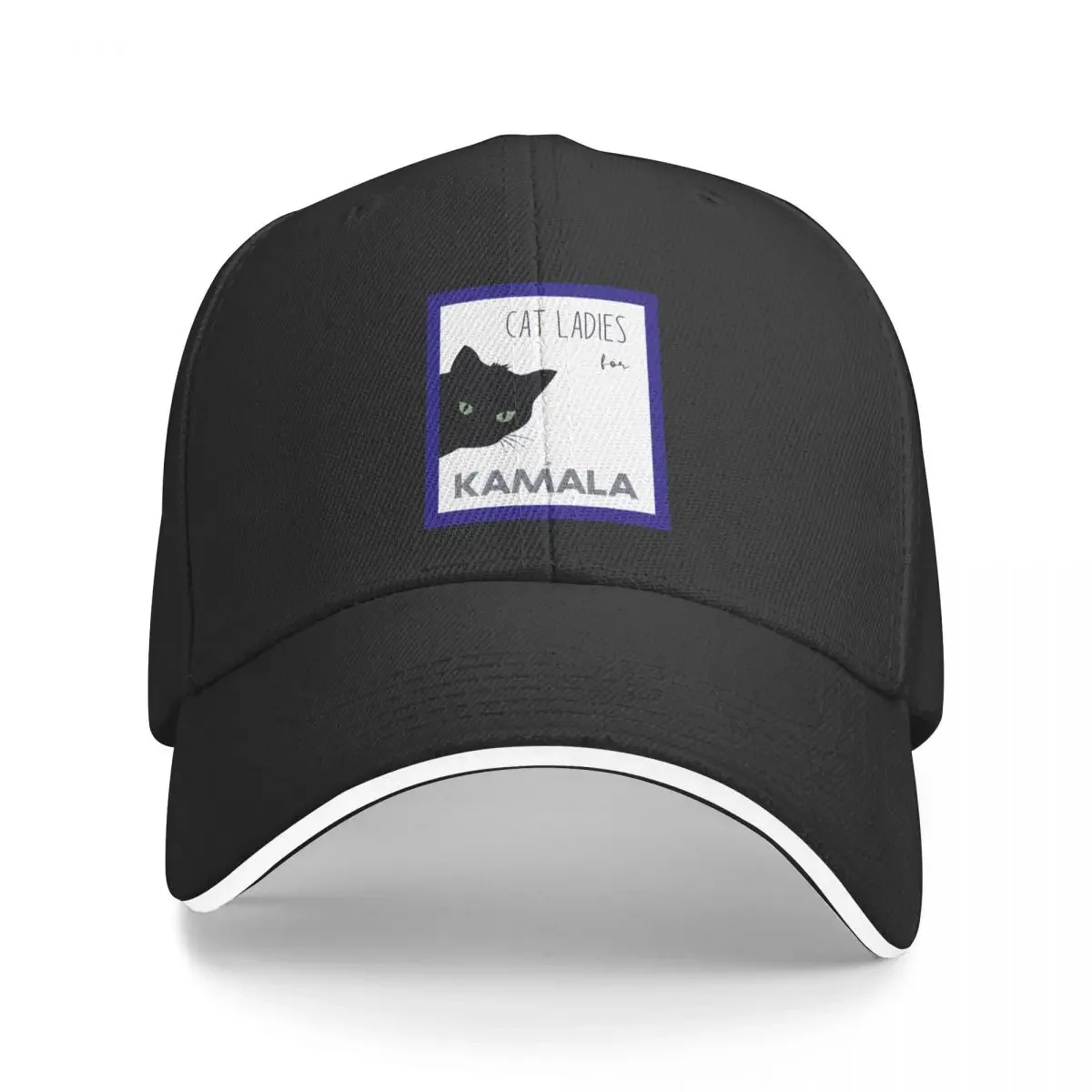 Cat ladies for Kamala Harris for president, 2024 election, donating 100% of the profit to the Harris Campaign Baseball Cap