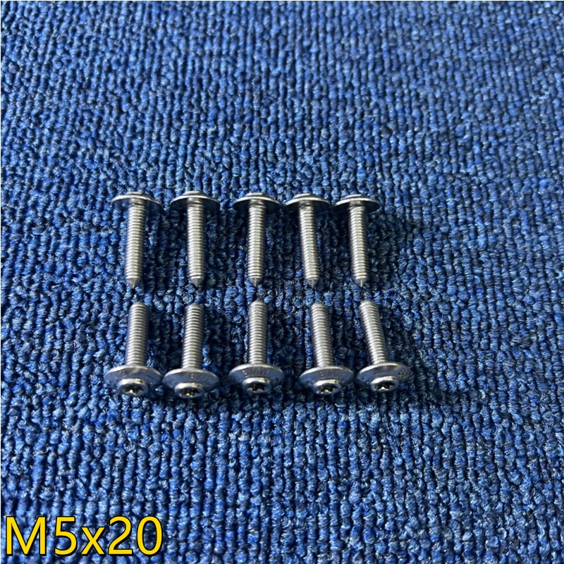 

For BMW R1250GS R1200GS K1600GTL K1600B S1000RR S1000XR F850GS F750GS C650GT C600 F900XR M5*20 Motorcycle Cowling Fairing Screws