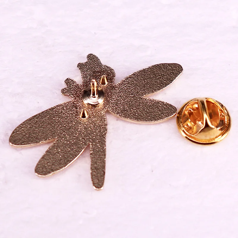 Dragonfly Enamel Pin Anisoptera Badge Beautiful Flying Insect Brooch Jewelry Backpack Decorate