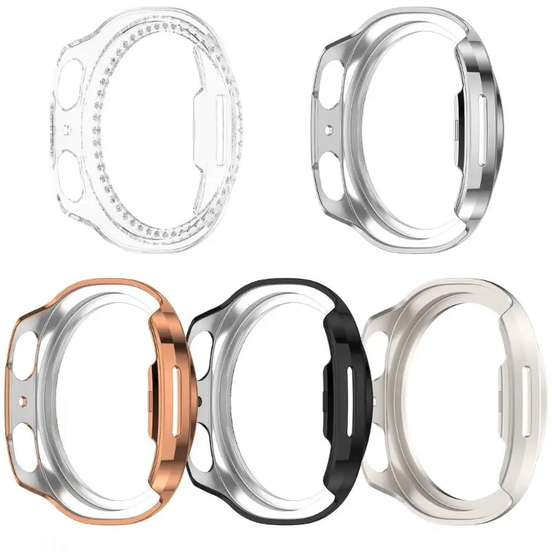 

D08B Smartwatch Bezel Rings Cover Housing Shockproof Housing Watch Case for Watch 8 44mm 40mm Frame Bumper Case Shell