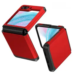 New Armor Hinge Phone Cover Shock Proof Mobile Phone Protector PC TPU Phone Full Cover For Samsung Galaxy Z Flip5