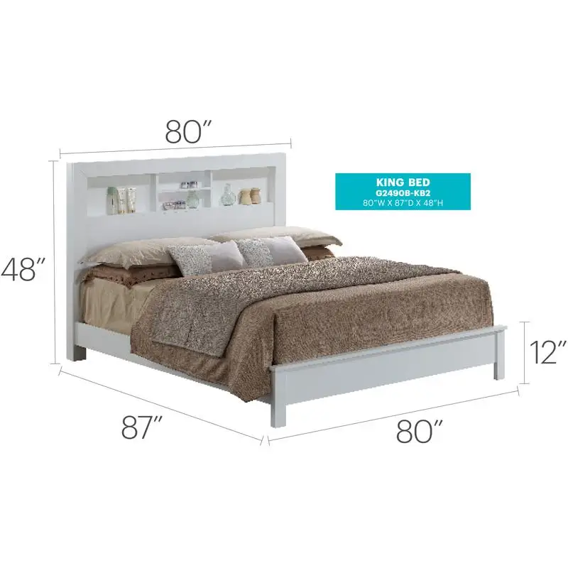 Cama king transicional – Design elegante para conforto e elegância