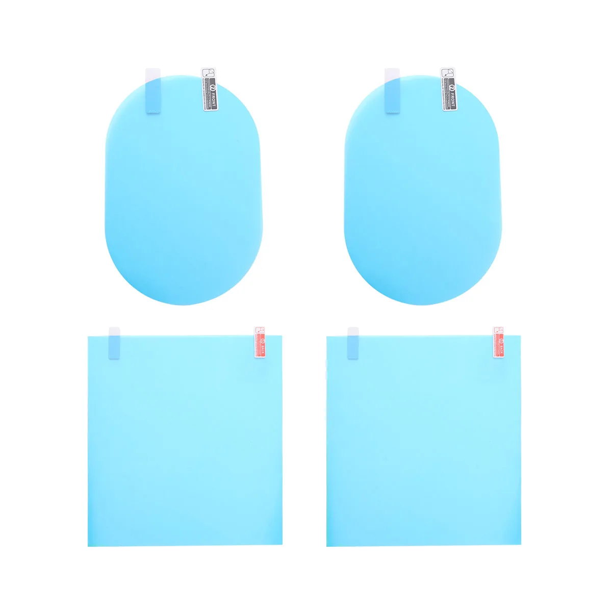 

4pcs Car Rearview Mirror Films Nano Waterproof Film Clear Protective Films for Car Mirror and Side Window