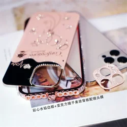 Glitter Rhinestone Case For iPhone 15 Pro Case Shockproof Metal Bumper Cover For iPhone 11 12 13 14 Pro Max 15 Plus Case Funda