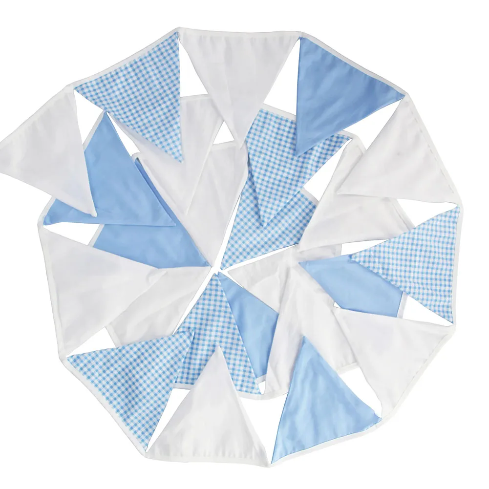 

Triangle Flag Bunting Reuseable Wedding Colored Nursery Decor Party Decoration Long Lasting Practical Brand New