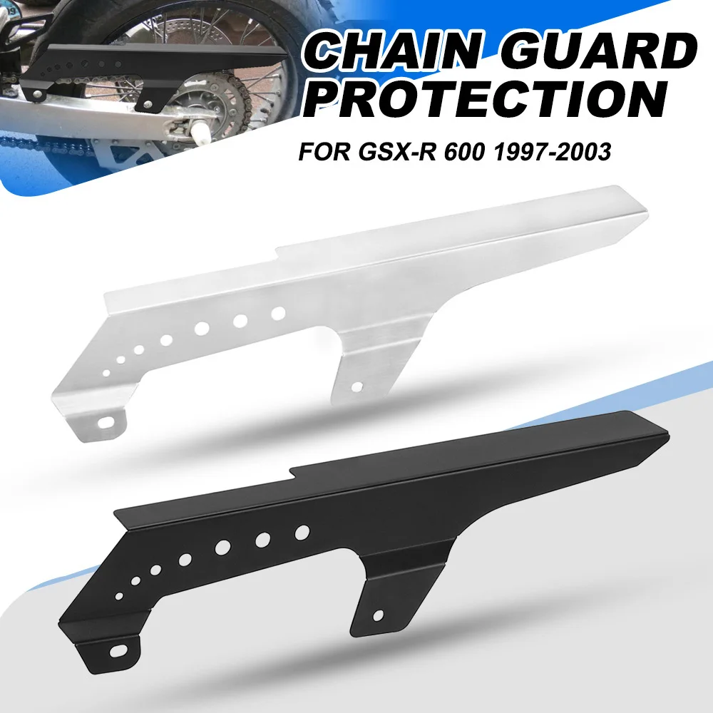 

Rear Chain Guard Cover Protector Stainless Steel For Suzuki GSX-R 600 1997-1998-1999-2000-2001-2002-2003 GSXR600 Accessories