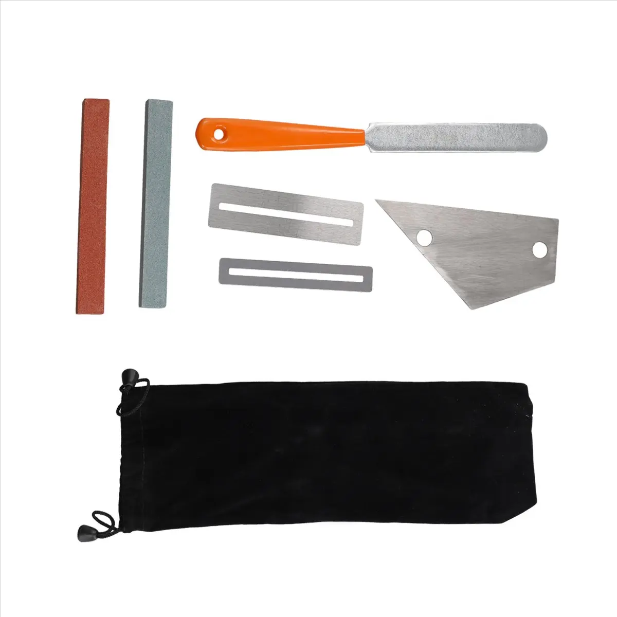 New Arrival Fashion Guitar Luthier Tool Kit Included 1 Pcs Guitar Fret Crowning Luthier File,1 Pcs Stainless Steel Fret Rocker,2