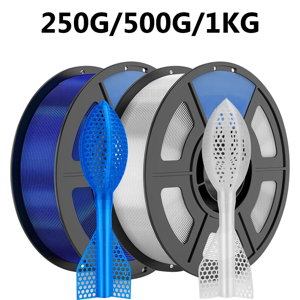 

TPU transparent blue and transparent color Flexible Filament 250g 500g 1Kg 3D Printer Filament Printing Roll FlexMaterials