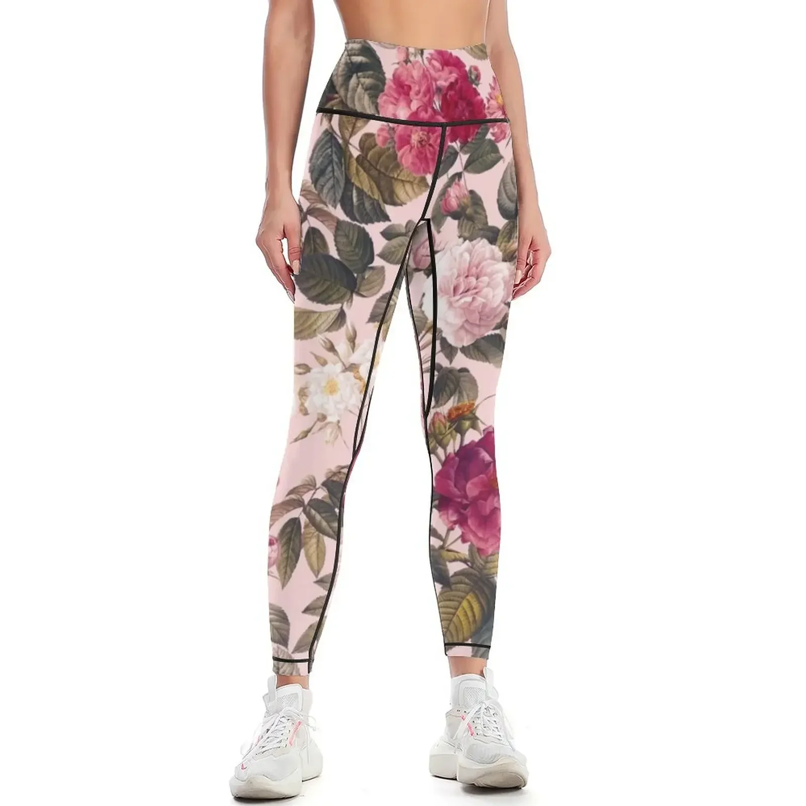 

Rose Garden V Leggings flared Jogger pants gym womans sportswear for gym Womens Leggings