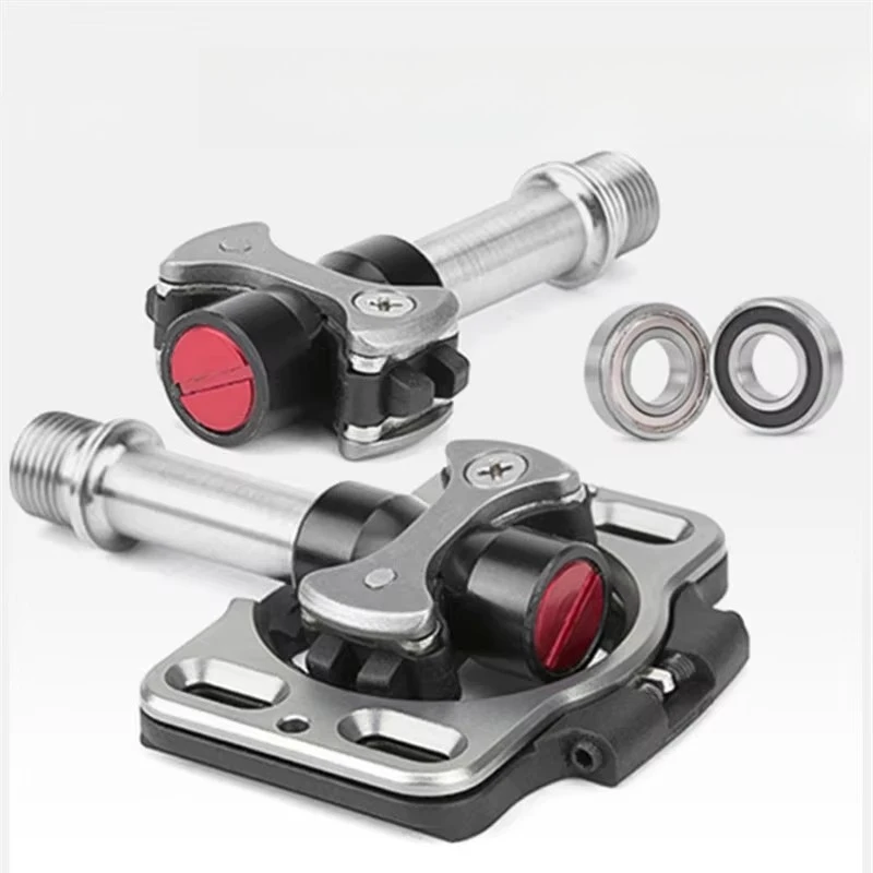 Titanium alloy axle ultra-light self-locking self-locking automatic lock road bicycle pedal for speed play pedal