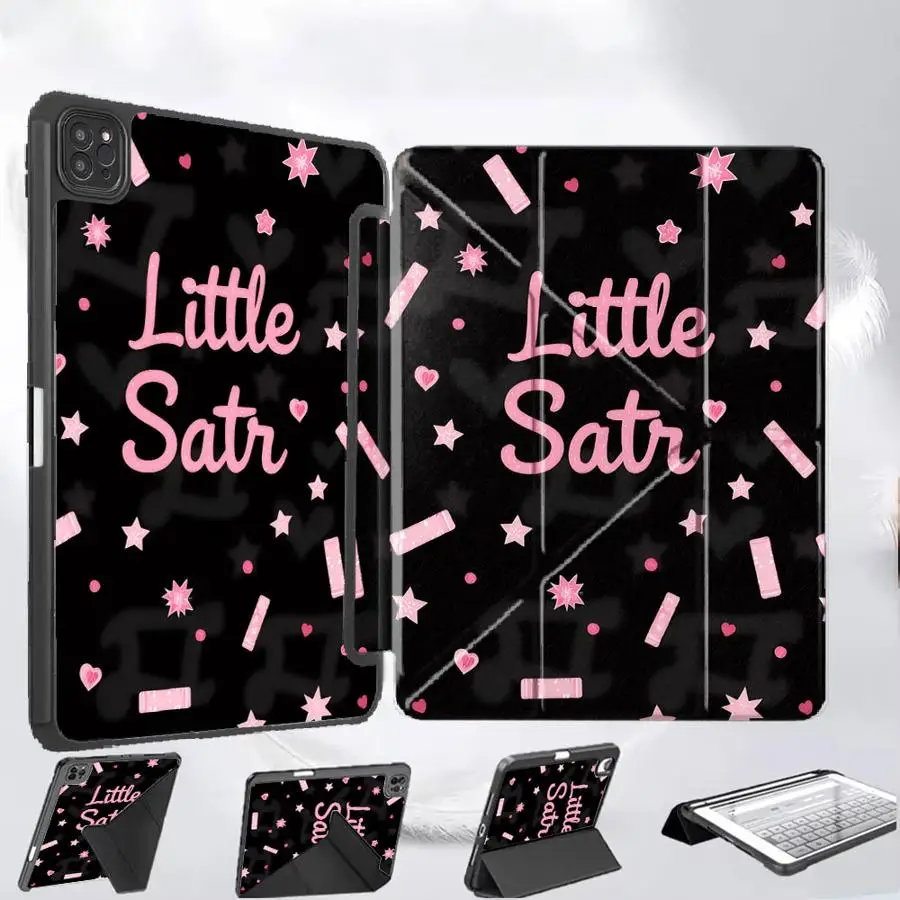 

Tablet Case For iPad Pro 11th 10th 9th 8th 7th 12.9inch Air 4 5 M3 M2 M4 11inch Pro 2025 Mini 6 7 Holder Cover Cute Star Pattern