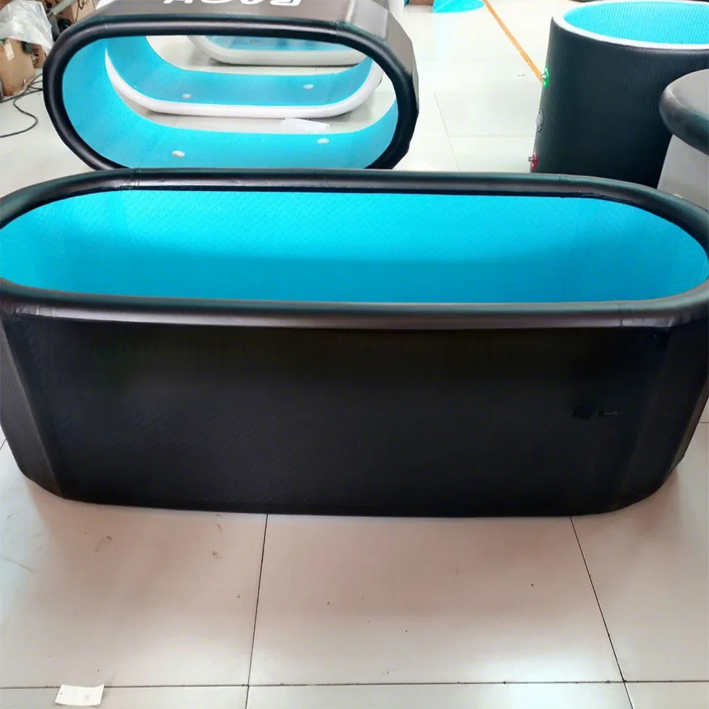 Coofull Size Selection Inflatable Ice Bath Bucket Bathtub Oval Folding Bath Constant Temperature Heightening Wholesale Portable