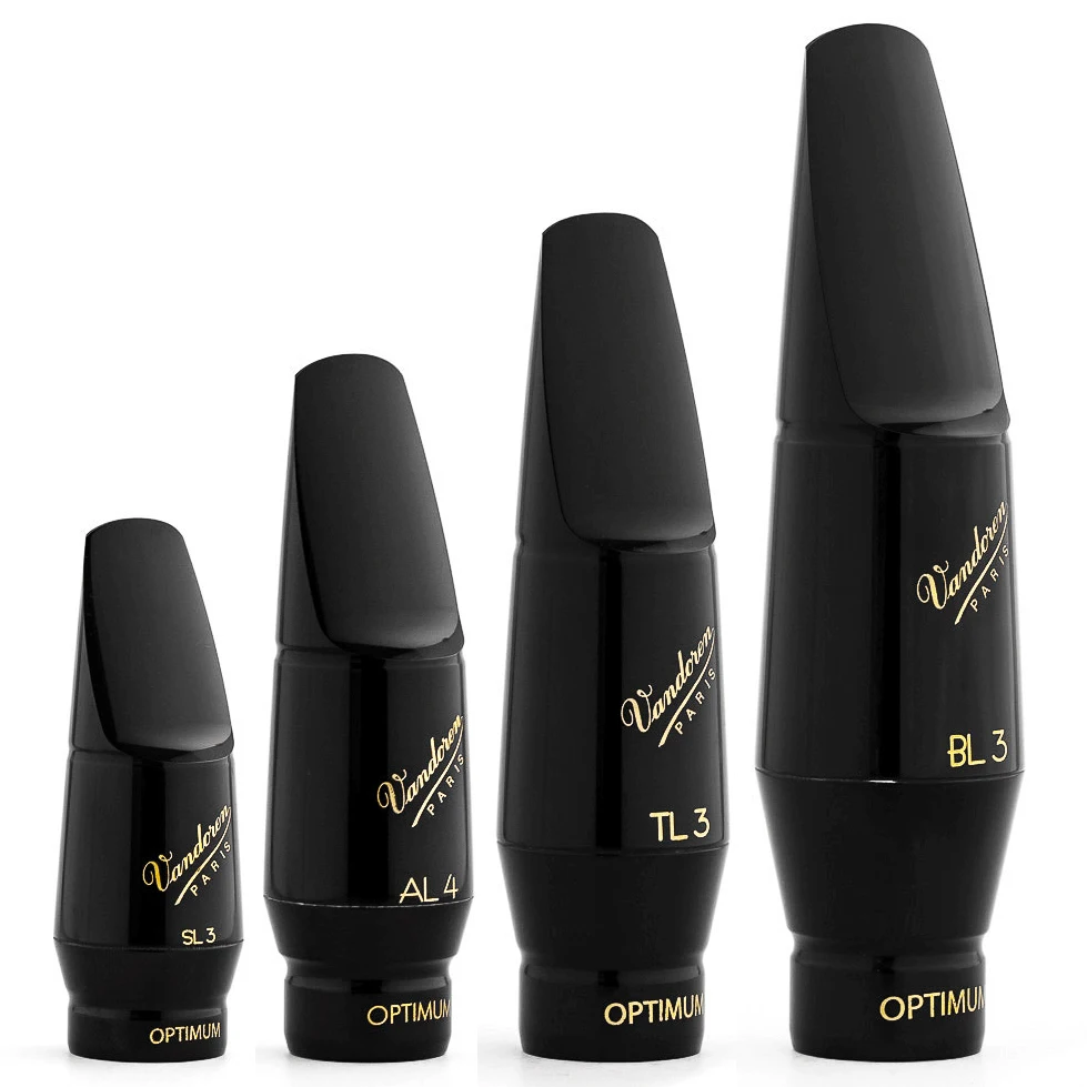 FRANCE Vandoren OPTIMUM Eb Alto Ebonite Baritone Bb Soprano Tenor SAX Saxophone Mouthpiece Hard rubber Optimum AL3 AL4 AL5 SL3 4
