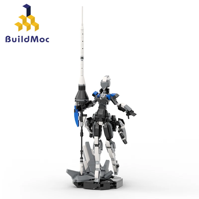여성 발키리 모델 MOC 빌딩 블록의 완전한 세트 DIY 창의적인 장난감 할로윈 및 크리스마스 선물