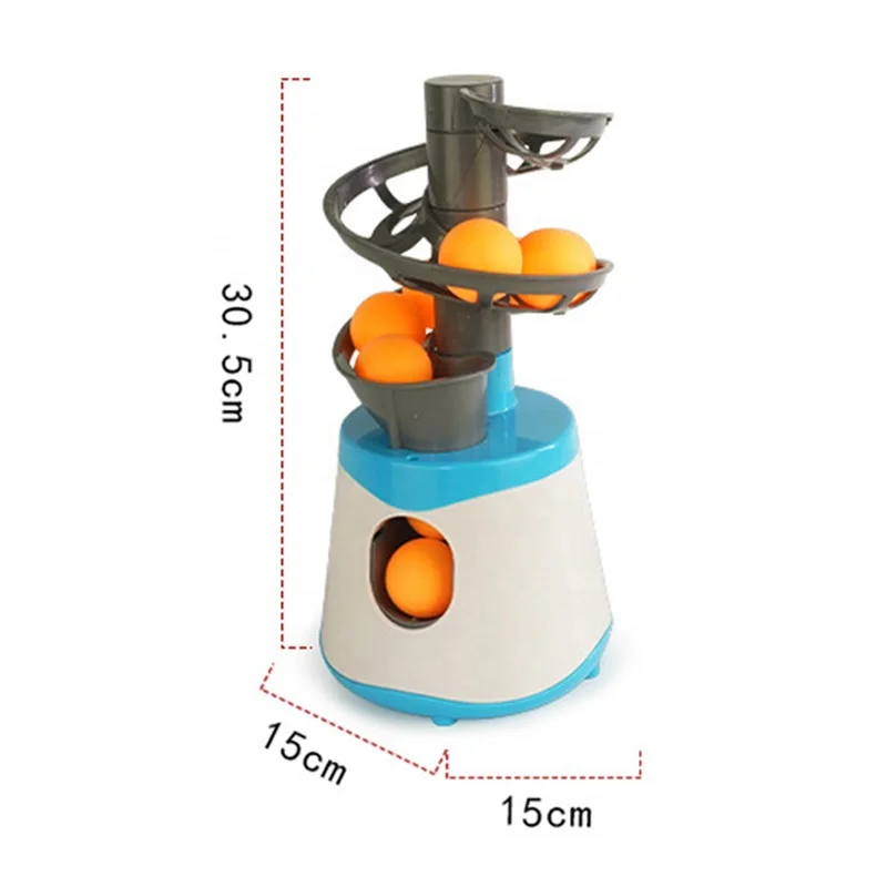 Macchina da lancio automatica per palline da ping pong per bambini principianti Macchina da allenamento per lancio di palline per allenatore di ping pong Robot da ping pong