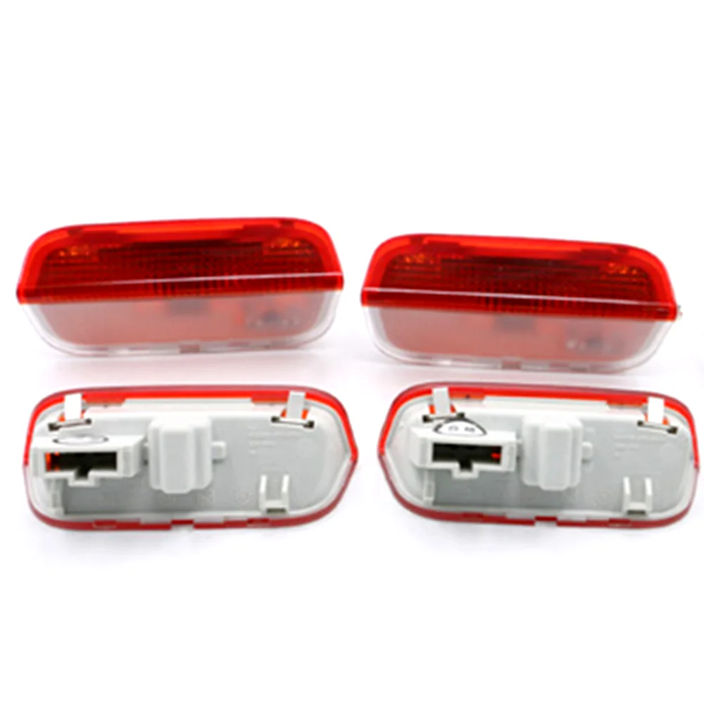 Qty 4 Door Warning Light Interior Lamp Lights 3AD 947 411 for VW Golf Jetta MK5 MK6 Passat B6 B7 CC Alhambra Seat 1K0 947 411A