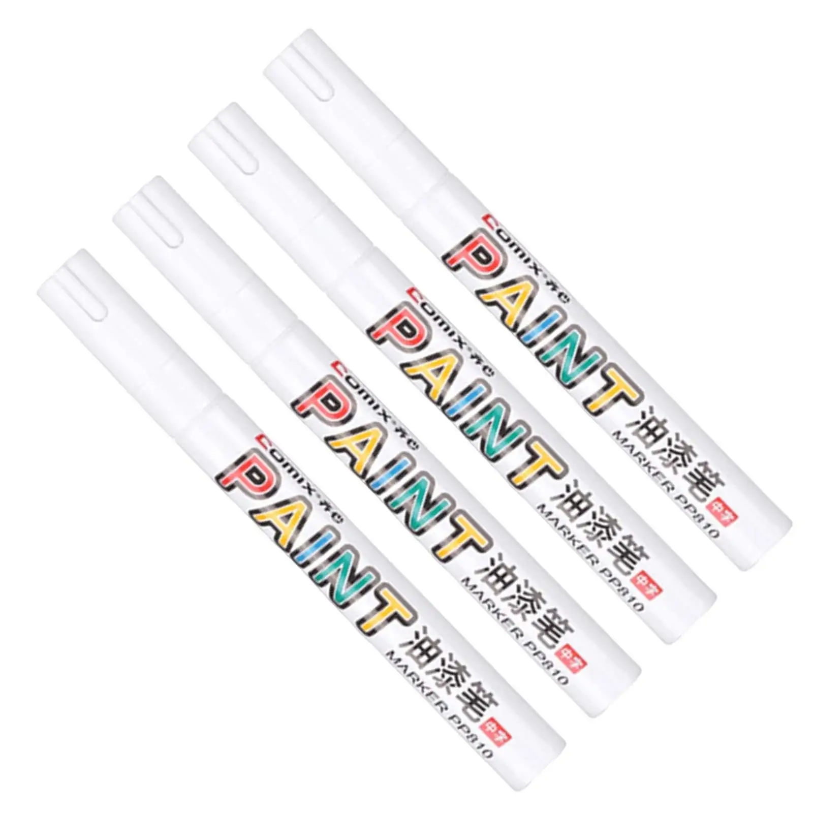 White Permanent Marker,Quick Drying Paint Pen,Waterproof Marker Pen for Bike Car Tyre Tire Wood Fabric Mugs Ceramic