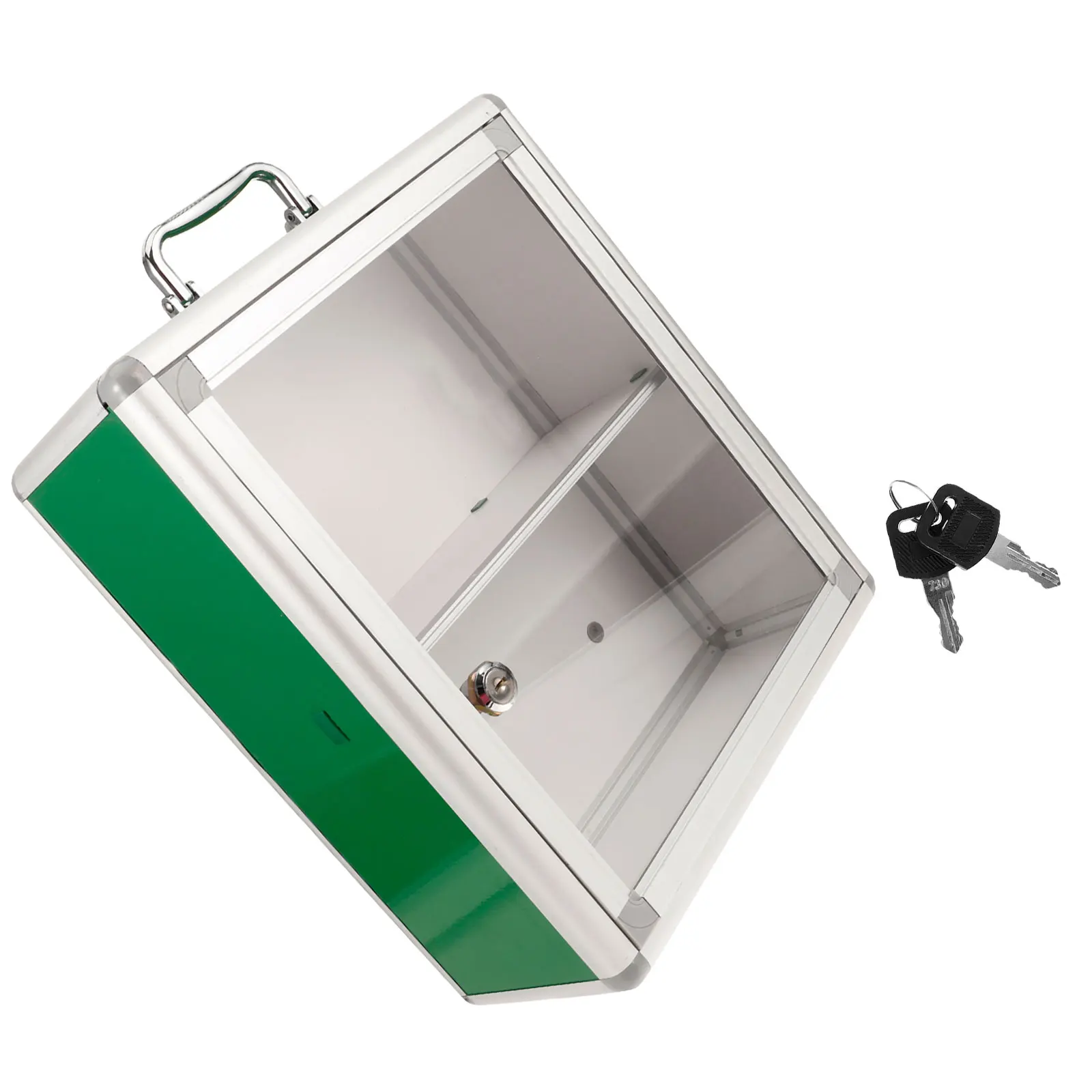 

Wall-Mounted First Aid Box Transparent Medicine Storage Cabinet Household Emergency Kit Holder For Home Office
