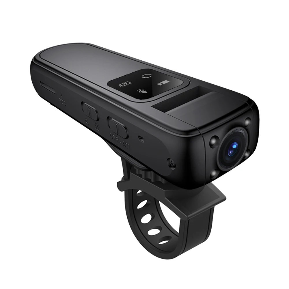 HD 2K Mini Camera Infrared Night Vision WiFi Motorcycle Car DVR with 180 Rotatable Lens Police Body Cam Infrared Mini Camcorder