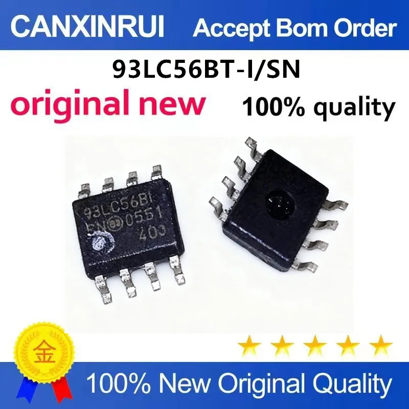 (5-100 Pieces) 93LC56BT-I/SN 93LC56BI 93LC56B1 SOP-8 spot chip IC