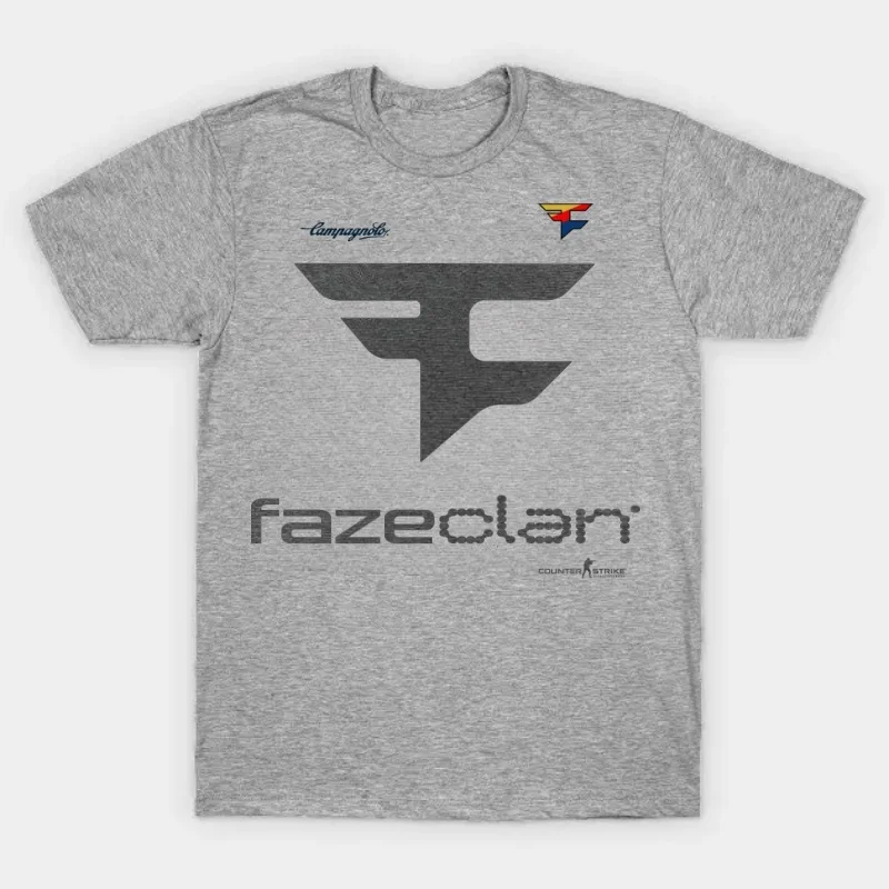 

CS Counter FaZe Clan Campagnolo Graphic Print Tee Vintage Versatile Top Cloth Brand Style Shirt Cycling Rider Men Women Tshirt