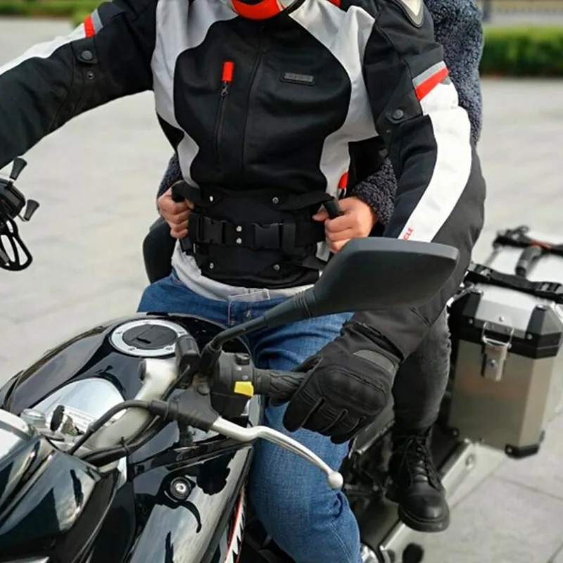 Motorcycle Scooters Safety Belt Back Seat Passenger Grip Grab Handle Non-Slip Strap Universal Motorcycle Seat Strap For Kids안전벨트