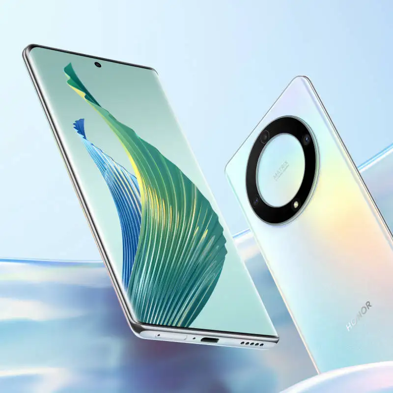 هاتف Honor Magic5 Lite 4g الذكي CPU Snapdragon 695 AMOLED شاشة 6.67 بوصة كاميرا 64 ميجابكسل 5100 مللي أمبير 40 وات شحن هاتف أندرويد مستعمل