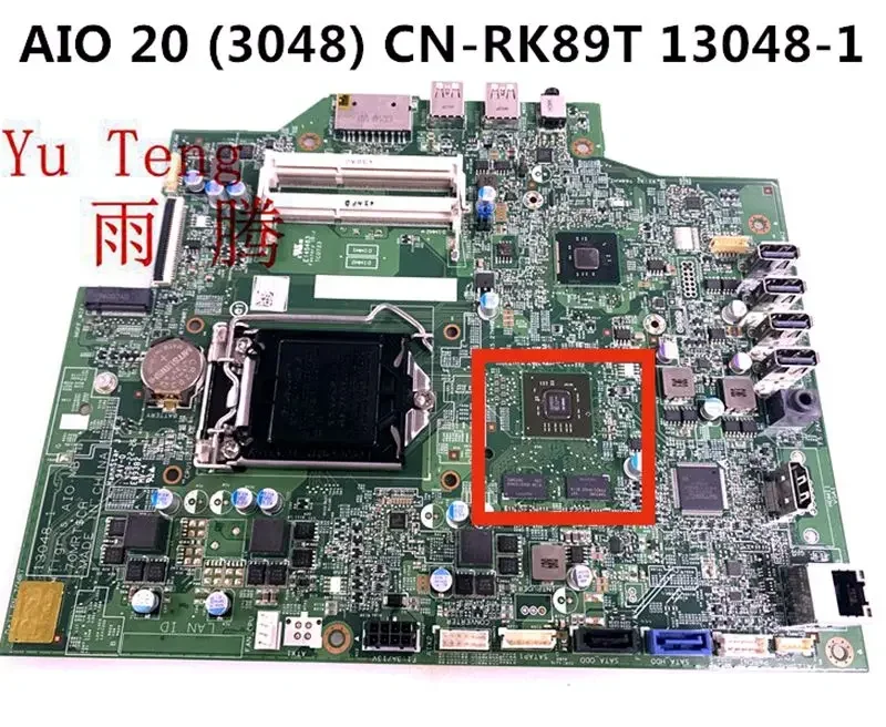 CN-0RK89T RK89T for Dell Inspiron One 20 3048 desktop motherboard AIO 13048-1 motherboard 100% test ok delivery