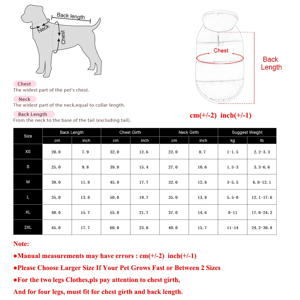 Wintermantel für Haustiere, wendbar, winddicht, Hundejacke für kleine und mittelgroße Hunde und Katzen, reflektierende Sicherheitskleidung für Welpen und Chihuahuas für den Außenbereich. – Detail 2