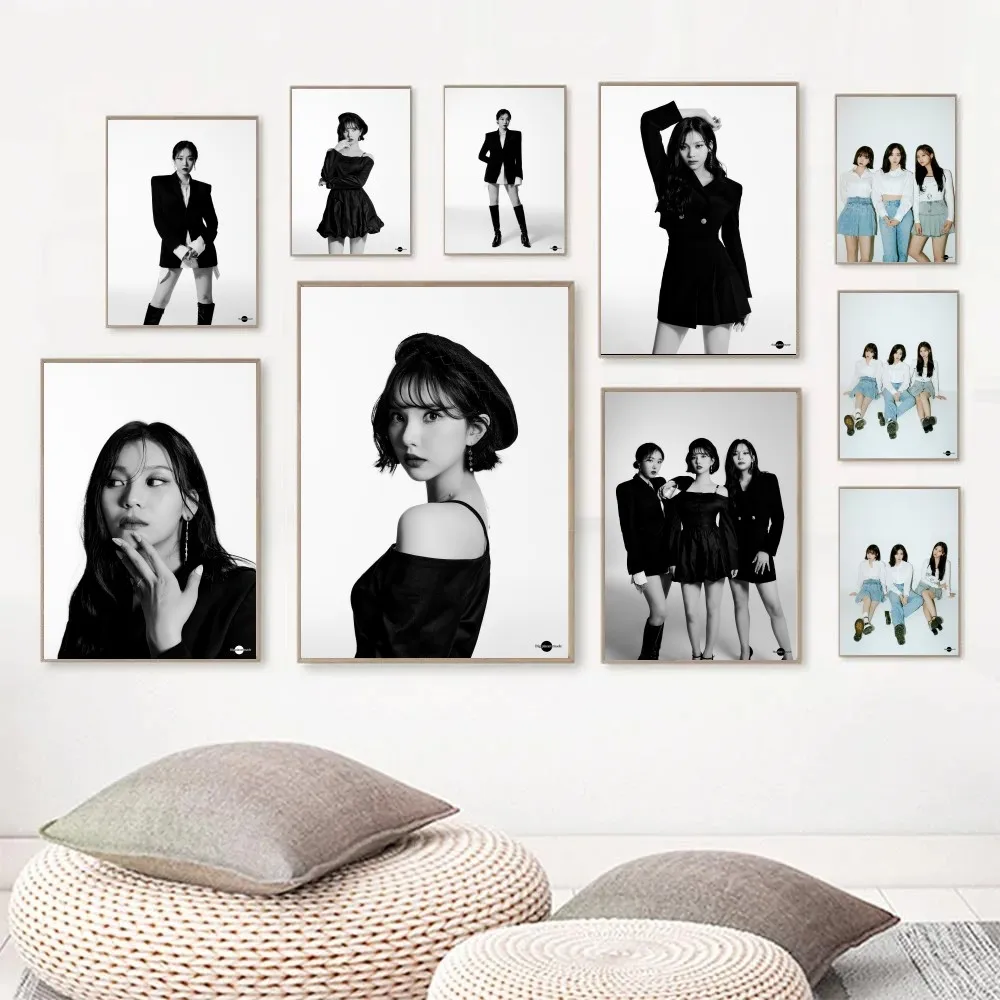 Kpop Girl Group Viviz Member Poster Decorative Paintings Bedroom Bedside Wall Sticker Living Room Cafe Entrance Home Decoration