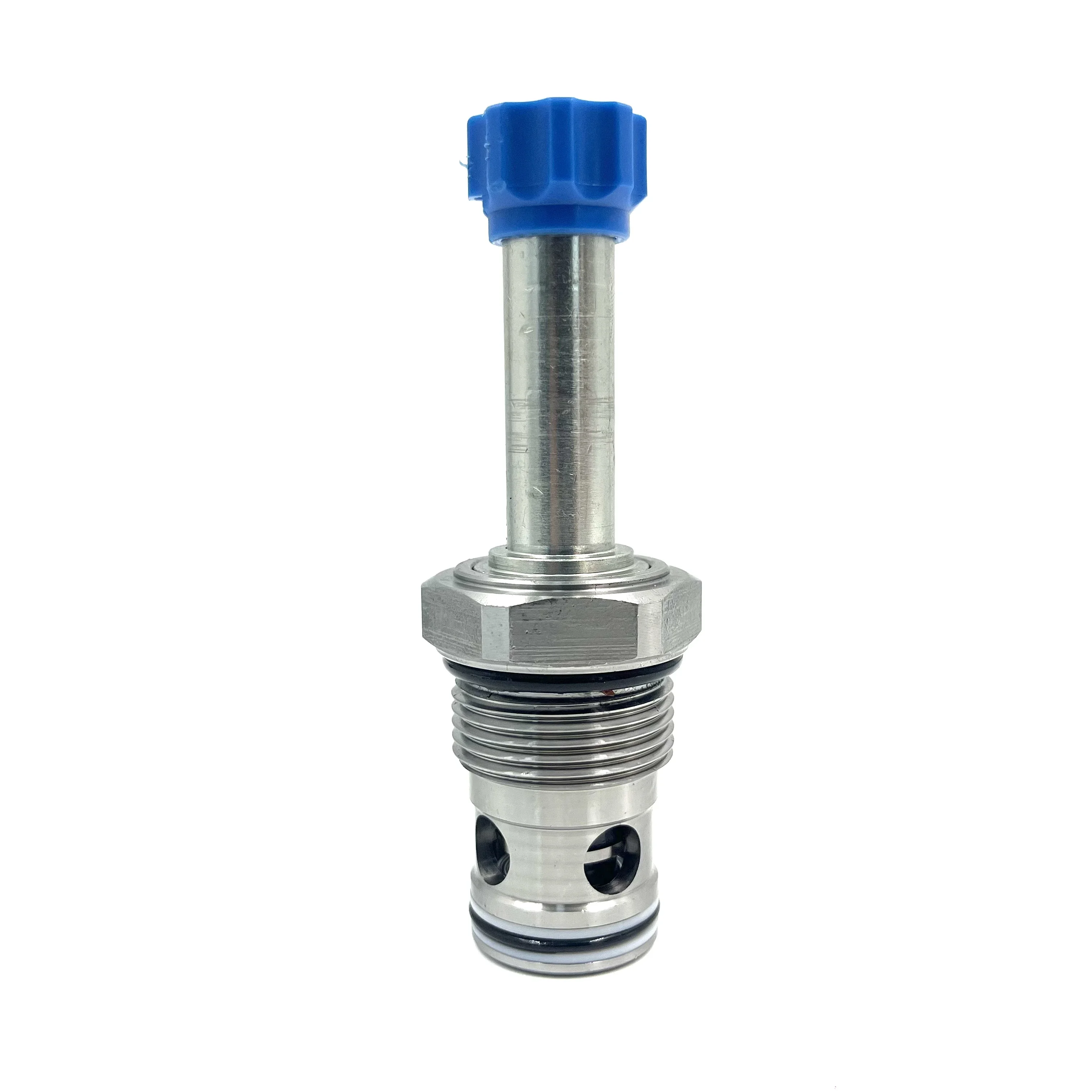 24V Hydraulic Cartridge Valve Solenoid Valve SV16-22  2-Position 2-Way Poppet Type Normally Closed Free Reverse Flow