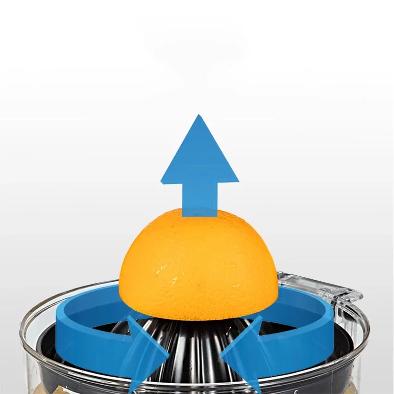 آلة عصارة البرتقال مع نظام طرد اللب المحرك التجاري فاصل الفاكهة الأوتوماتيكي مع محرك قوي